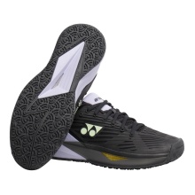 Yonex Tennisschuhe Power Cushion Eclipsion 5 Clay/Sandplatz (Stabilität) 2024 schwarz/violett Herren